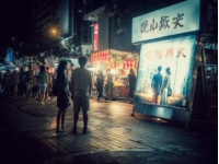 
大连星海公园旁西门老街：美食夜市繁华再现，探寻老街旧时光