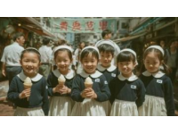 上海市小学生爱心寒托班开班首日：萌娃学做传统美食迎大寒