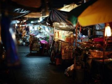溧阳的美味,新街夜市