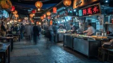 南昌大士院美食街的周六休闲之旅
