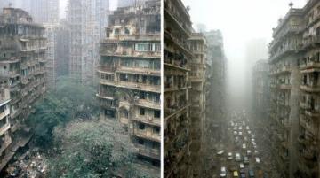 深圳宝安西乡小产权房,本地村民出地与开发商出钱合建而成