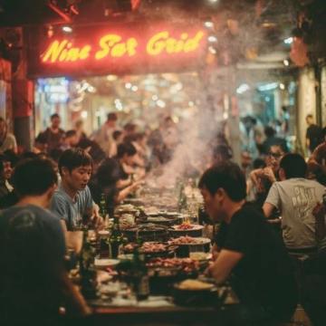 在上海的韩国风情街，这家烤肉店让你大饱口福还能盖印章！