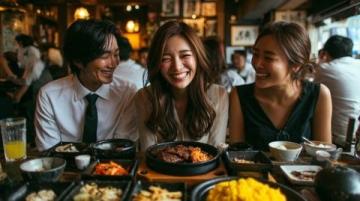 深夜美食特辑：外国友人大胆尝试脆皮肘子与青龙刺身