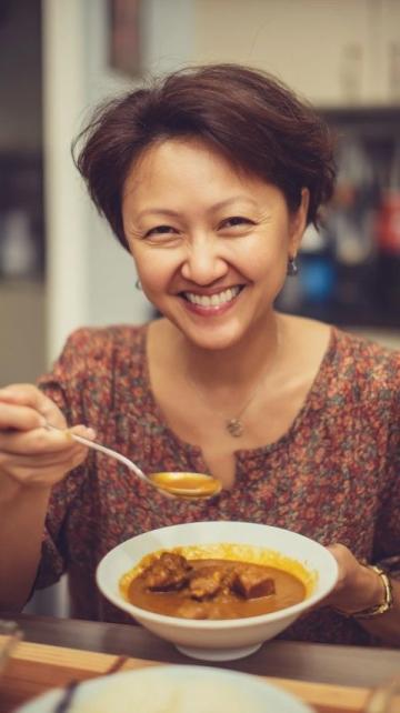 青岛周末美食时光：儿子下厨土豆泥盖饭和蒸海虹，美味满满一家欢聚