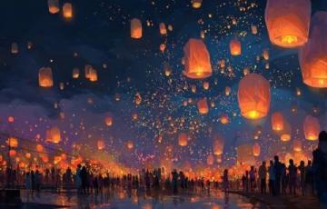 潍坊龙年春节庙会亮点纷呈:烟花秀、花灯展、特色美食齐登场