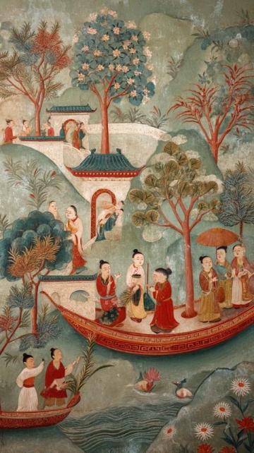 外国友人体验赛龙舟苏州河上的文化纽带与激情碰撞:中外友好在龙舟上热烈相聚。