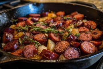 自制脆皮猪肉肠，外酥里嫩无添加更健康