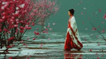 梅花盛开如画，打造现实中的世外桃源
