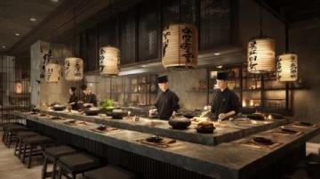 禹州温德姆酒店内的日本餐厅
