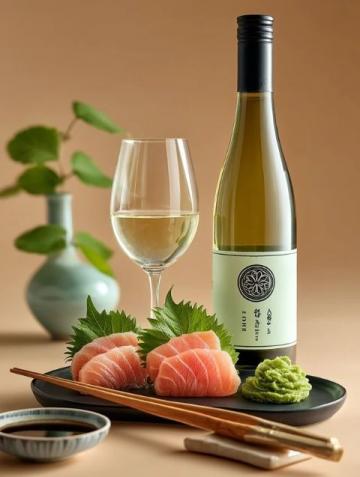 春日里的温馨晚餐:三文鱼与青梅酒的美好时光