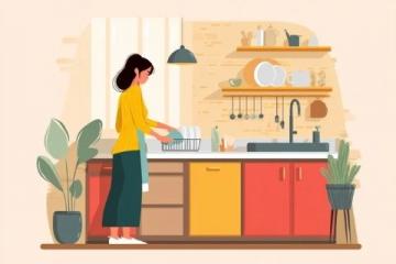 每日厨房忙碌:从早到晚的做饭与洗涮循环生活
