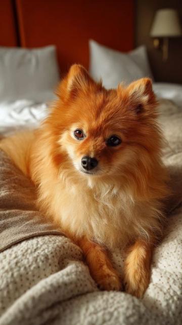 萌宠日记:云朵般柔软的博美犬欢乐日常