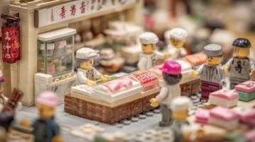 创意积木美食:乐高达人神作再现味蕾盛宴