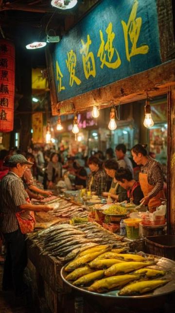 钦州早市的烟火与美味：猪脚粉、五色糯米饭的诱人邂逅