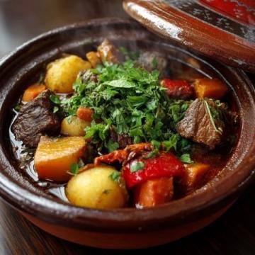 西红柿焖牛肉