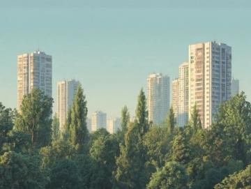 城乡巨变新貌：高楼与乡村美景共辉映