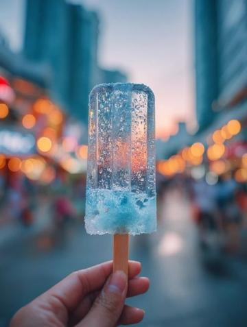 4月25日兰州公交集团推出特色文创雪糕，重现城市历史与现代之美
