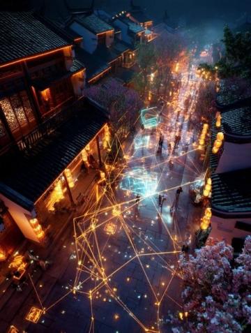 乐山嘉兴路美食街启动大规模道路整修,预计10月焕新貌