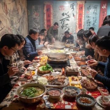 初六迎立春,五姐妹齐聚一堂,金花盛放共欢聚