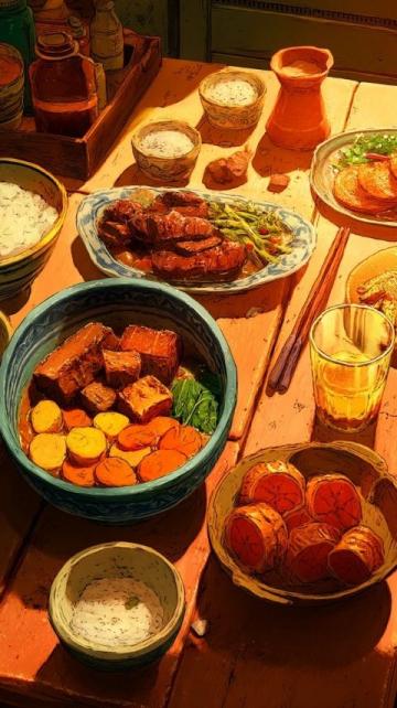 林丢丢吃饭记(丢丢的美食)