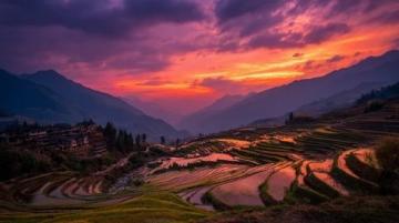 夕阳下的匆匆一瞥:广西靖西鹅泉景区之旅