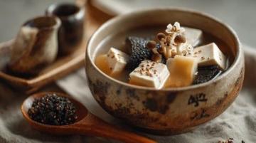 养生必备白菜豆腐三鲜汤,简单营养,老少皆宜