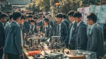 大连二十五中陪餐活动：舌尖上的温暖与守护