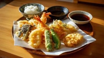 中国品尝日本风味的天妇罗佳肴