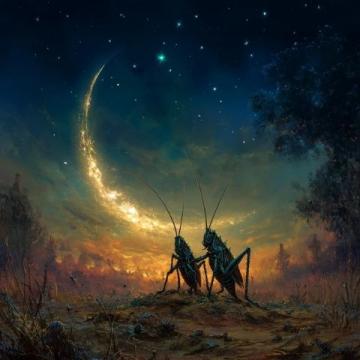 月夜里的守护者