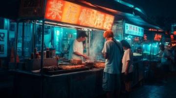 猪杂粥广东人才懂的暗号!!大石宵夜档走起