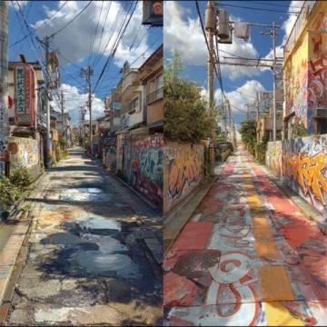 韩国自由行,来釜山一定不能错过的涂鸦村——甘川洞文化艺术村!