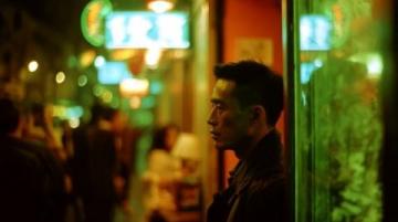 夜晚的汕头:华侨公园海滨长廊灯火璀璨,人流不息