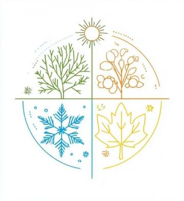 四季幽情词牌组诗:春探夏怀秋思冬叹