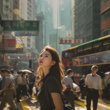 五一黄金周香港尖沙咀人潮涌动天星小轮观光巴士排队长龙