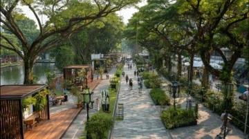 乐山嘉兴路美食街启动大规模道路整修,预计10月焕新貌