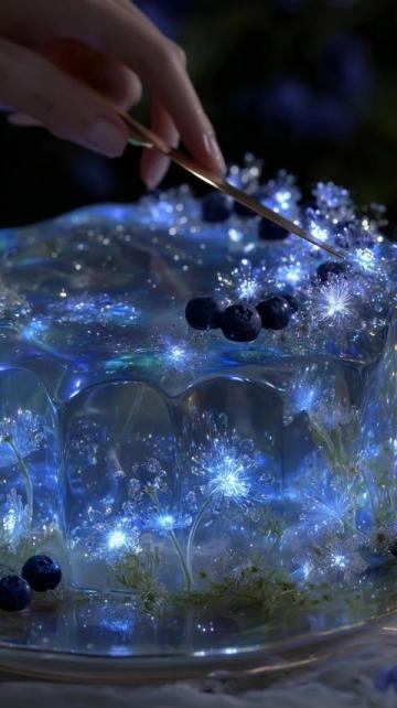 樱花水晶糕,春日凝萃的梦幻甜韵
