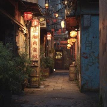 一条小巷子的轮回，几十家店铺热闹欲滴