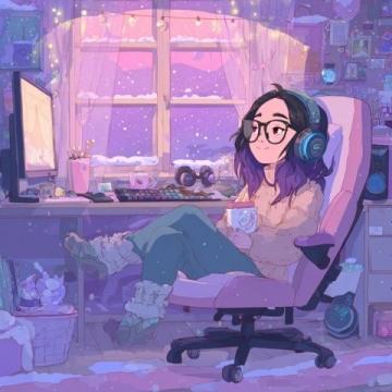 回家后的放松时光