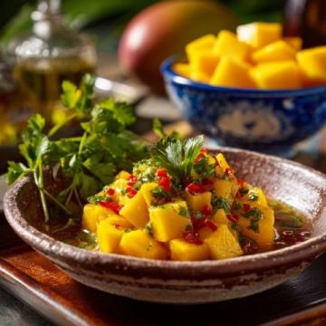 宁波美食:简单快速做芒果班戟