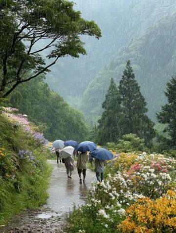 怀柔雁栖湖一日游:阴雨微风,家庭亲子采摘槐花马兰花