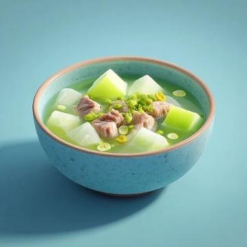 养生必备白菜豆腐三鲜汤,简单营养,老少皆宜