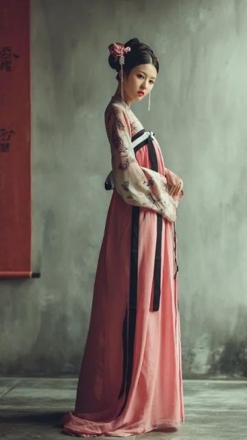 鲍蕾母女三人古装写真颜值爆表，贝儿简直是陆毅翻版！网友们都在讨论这对母女的五官和身材。