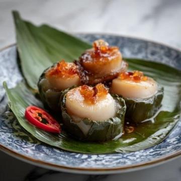 夏季美味佳肴：蒜香爆炒金针菇花甲螺