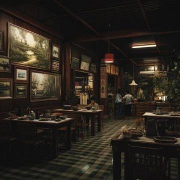广州江南西地铁旁隐藏美食瑰宝「窝居休闲餐厅」复古小资氛围独特