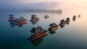 咸阳湖邂逅历史与美景的梦幻之旅