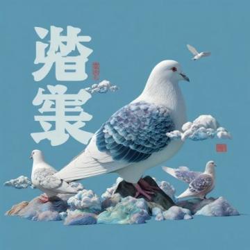 我在头条参与逛市集赢五万元活动，今天抽到了“鸟飞携霭瑞，福至带祥云”的好运签