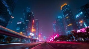 夜幕下的北京:繁华与喧嚣并存