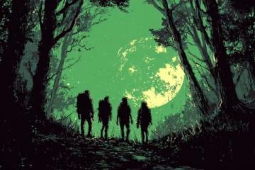 月夜里的守护者