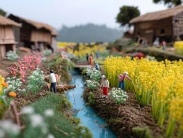 怀柔雁栖湖一日游:阴雨微风,家庭亲子采摘槐花马兰花