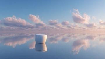 天空与水中的美丽相遇